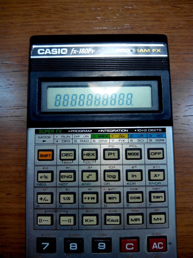 Molestia cabina Admirable Calculadora Casio FX-180PV (nº 35) – Casio 880