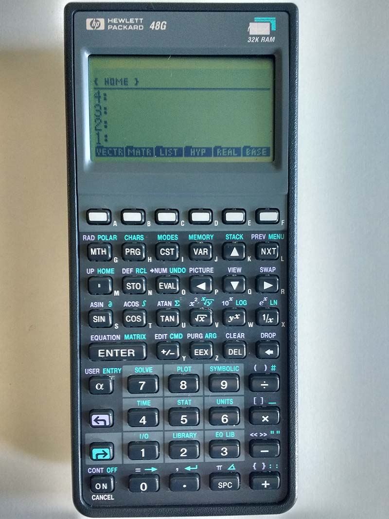 Calculator HP 48G (nº198) Casio 880
