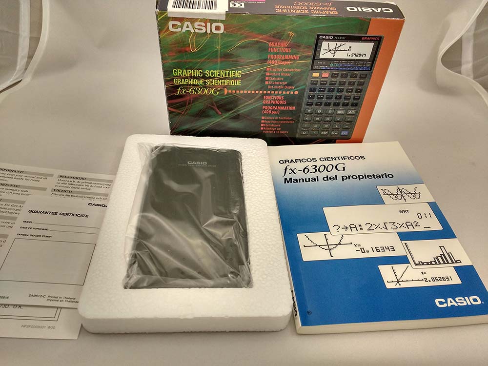 Casio calculator FX-6300G NEW (nº 212)