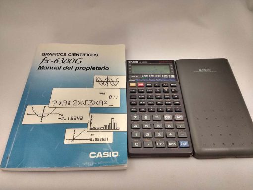 Casio calculator FX-6300G with manual (nº 224)