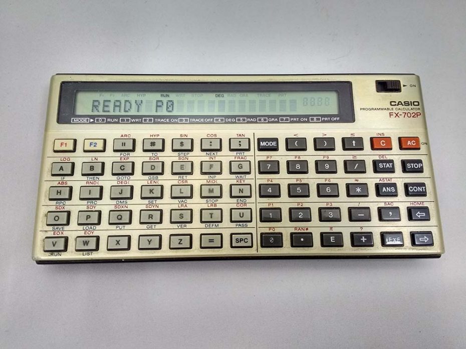 Casio calculator FX702P (nº238) fx702 Casio 880
