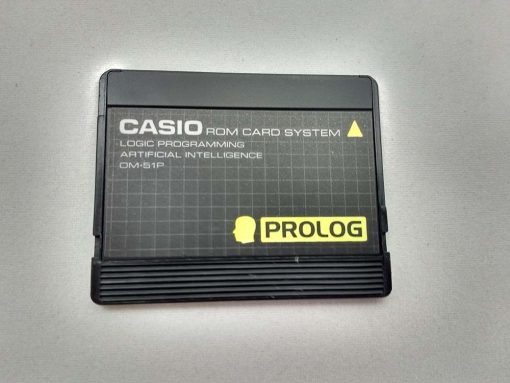CASIO ROM CARD OM-51P PROLOG (nº243) NEW without keyboard overlay - Image 3