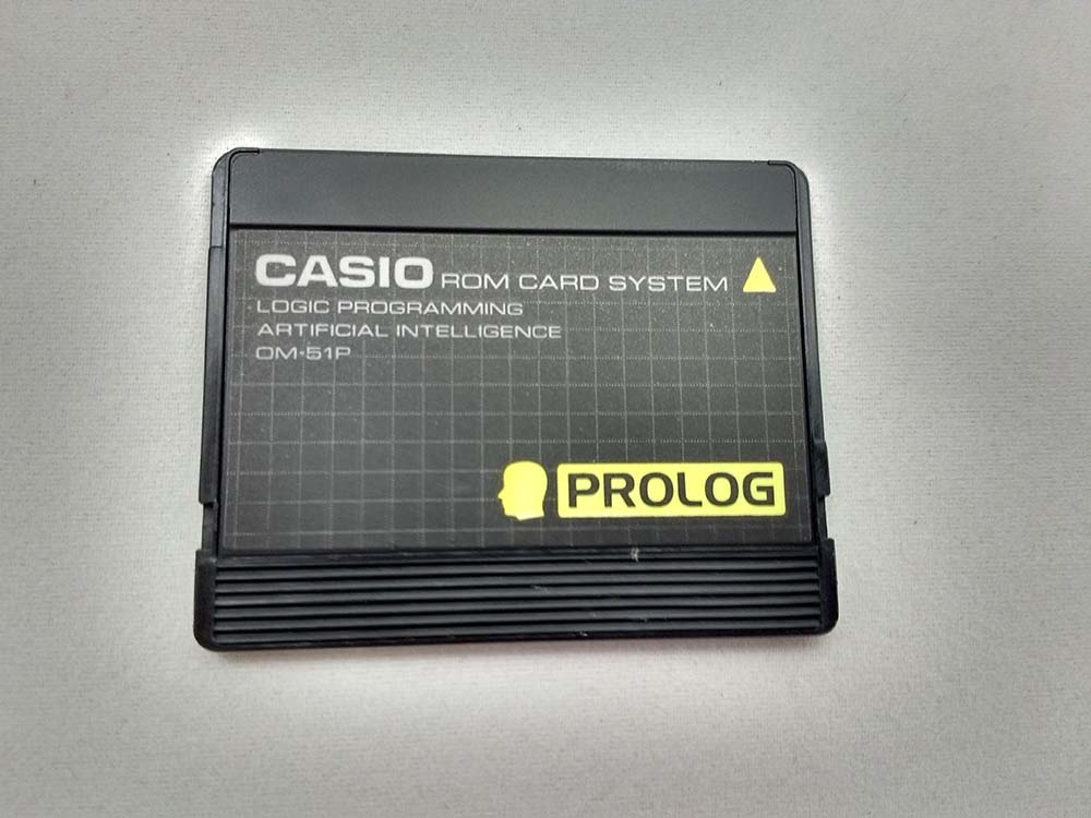 CASIO ROM CARD OM-51P PROLOG (nº243) NEW without keyboard overlay - Image 3