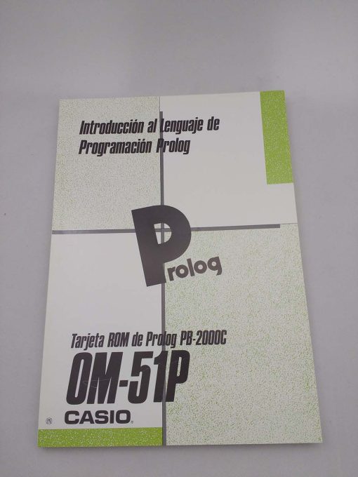 CASIO ROM CARD OM-51P PROLOG (nº243) NEW without keyboard overlay - Image 5