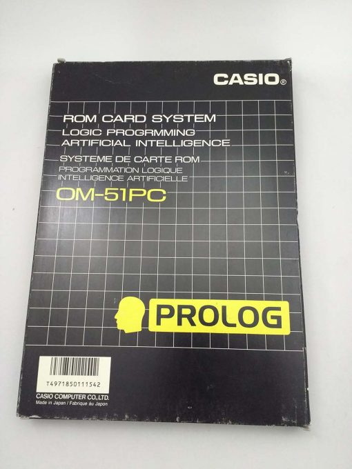 CASIO ROM CARD OM-51P PROLOG (nº243) NEW without keyboard overlay - Image 6