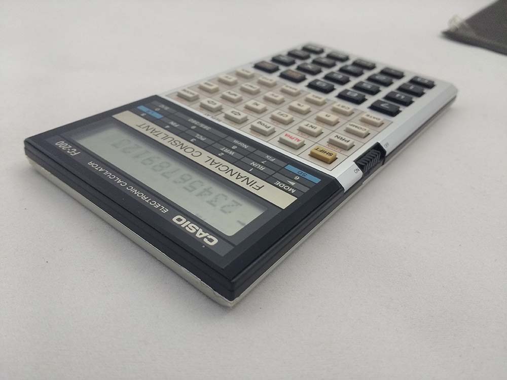Casio calculator FC-200 (# 356) - Image 6