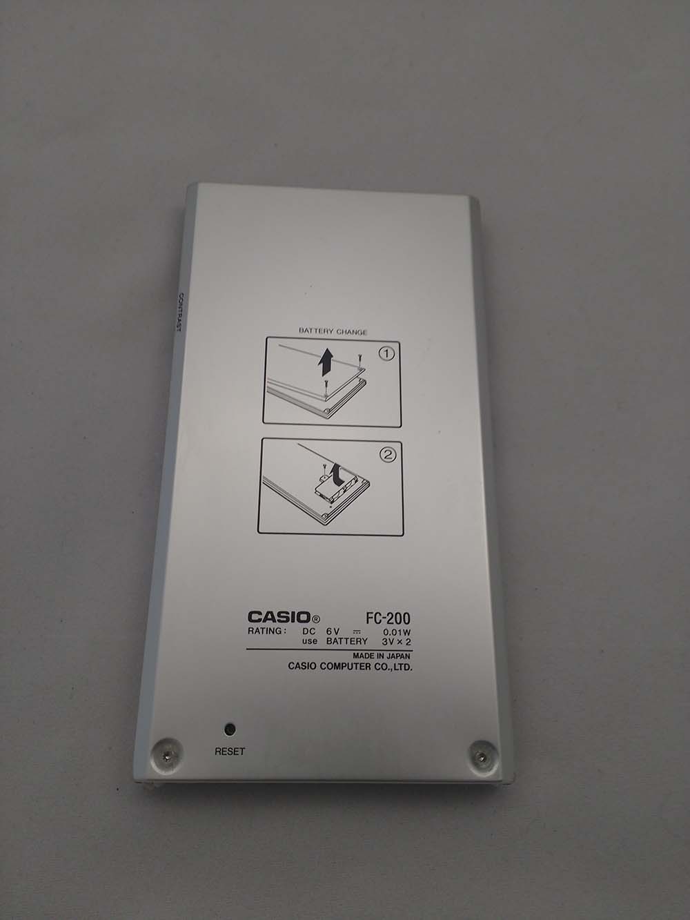 Casio calculator FC-200 (# 356) - Image 7