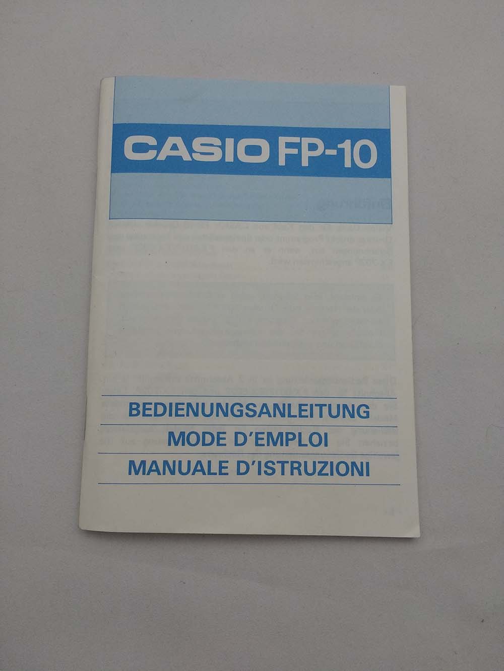 Impresora Casio FP-10 # 369 - Imagen 10