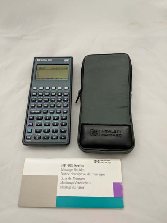 HP Calculator BLACK LCD # 473