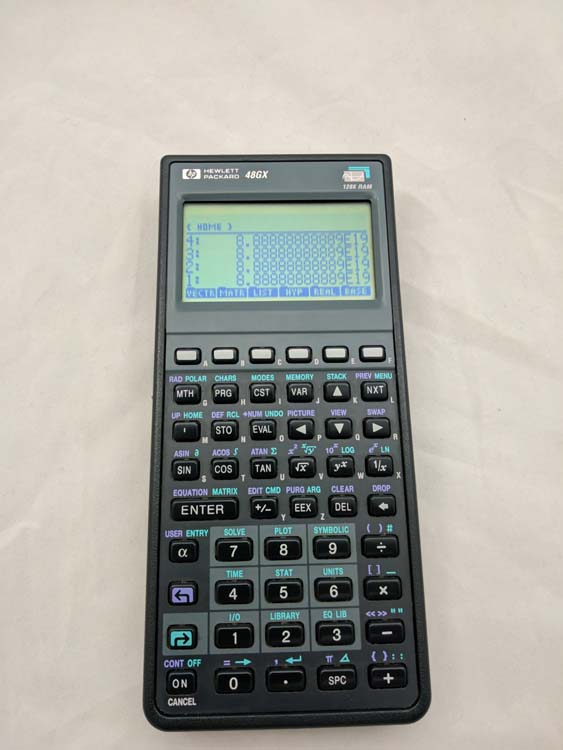 HP Calculator 48GX with case # 494 SMALL DEFECT - Image 2