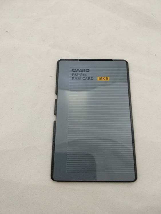 Module Casio RM-21(B) 16kb RAM CARD, NEW for Casio HW-1 # 504 - Image 3
