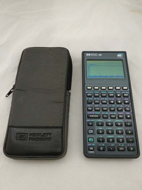 Calculadora HP 48G con funda # 518