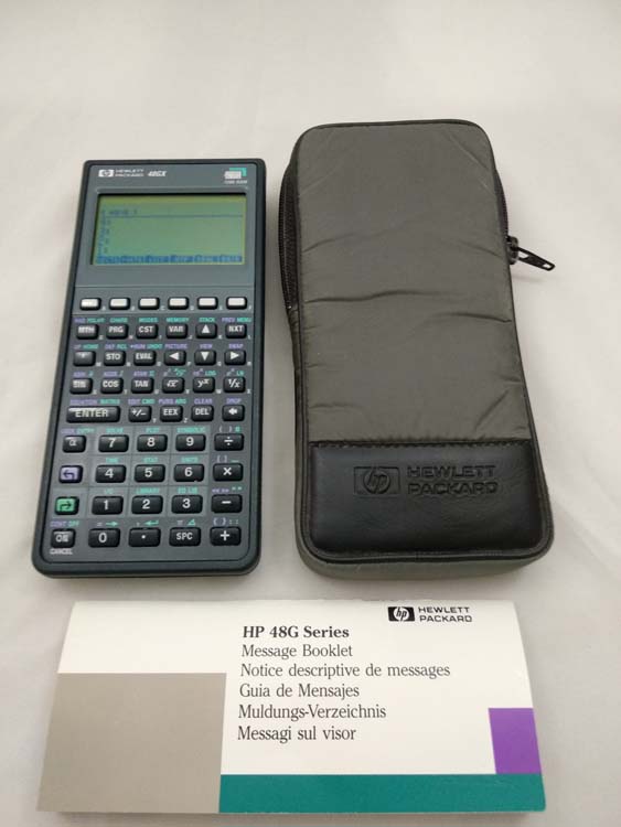 HP Calculator 48GX with case # 533