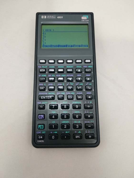 HP Calculator 48GX with case # 545 - Image 2