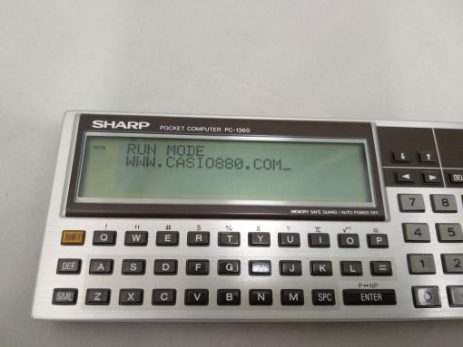 Sharp calculator PC-1360 with Memory Card 16kb CE-2H16M # 556 - Image 3