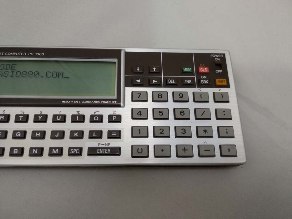 Sharp calculator PC-1360 with Memory Card 16kb CE-2H16M # 556 - Image 4