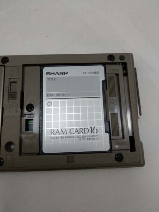 Sharp calculator PC-1360 with Memory Card 16kb CE-2H16M # 556 - Image 8