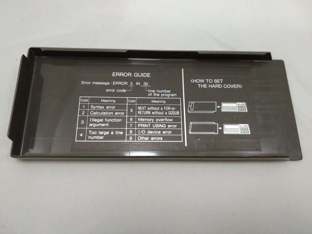 Sharp calculator PC-1360 with Memory Card 16kb CE-2H16M # 556 - Image 9