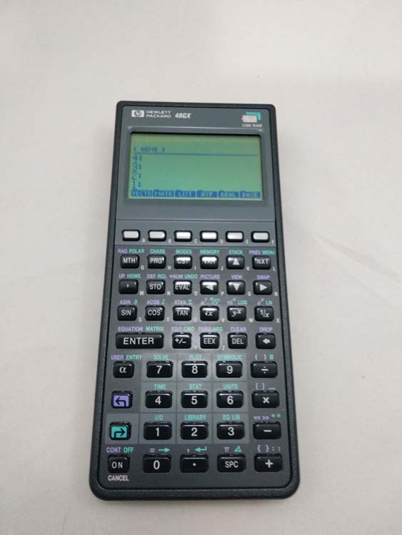 HP Calculator 48GX with case # 572 - Image 2