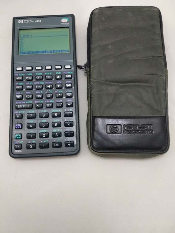 HP Calculator 48GX with case # 574