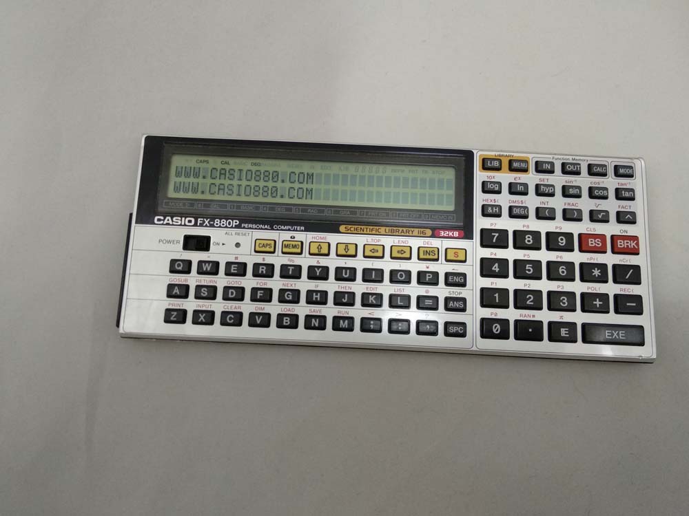 Casio calculator FX-880p  # 592 - Image 2