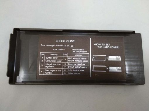 Calculadora Sharp PC-1360 y Tarjeta de Memoria 16kb CE-2H16M # 596 - Imagen 10
