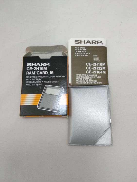 Calculadora Sharp PC-1360 y Tarjeta de Memoria 16kb CE-2H16M # 596 - Imagen 11