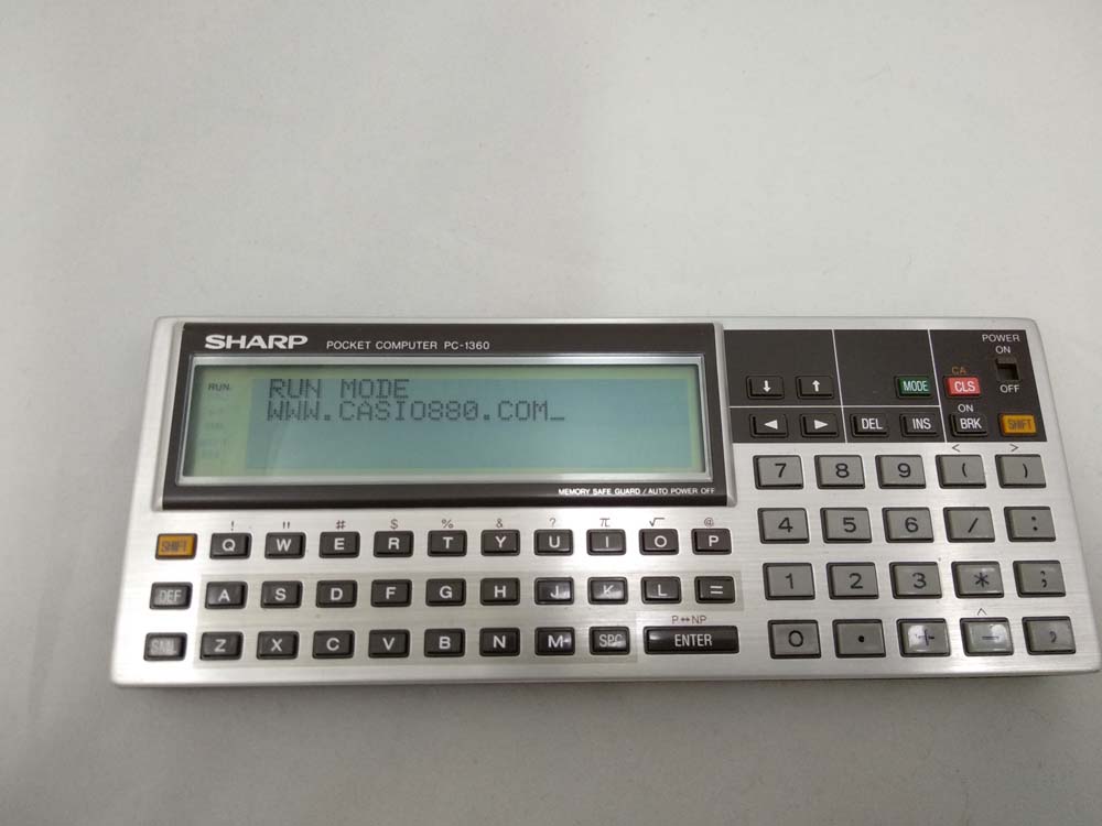 Calculadora Sharp PC-1360 y Tarjeta de Memoria 16kb CE-2H16M # 596 - Imagen 2