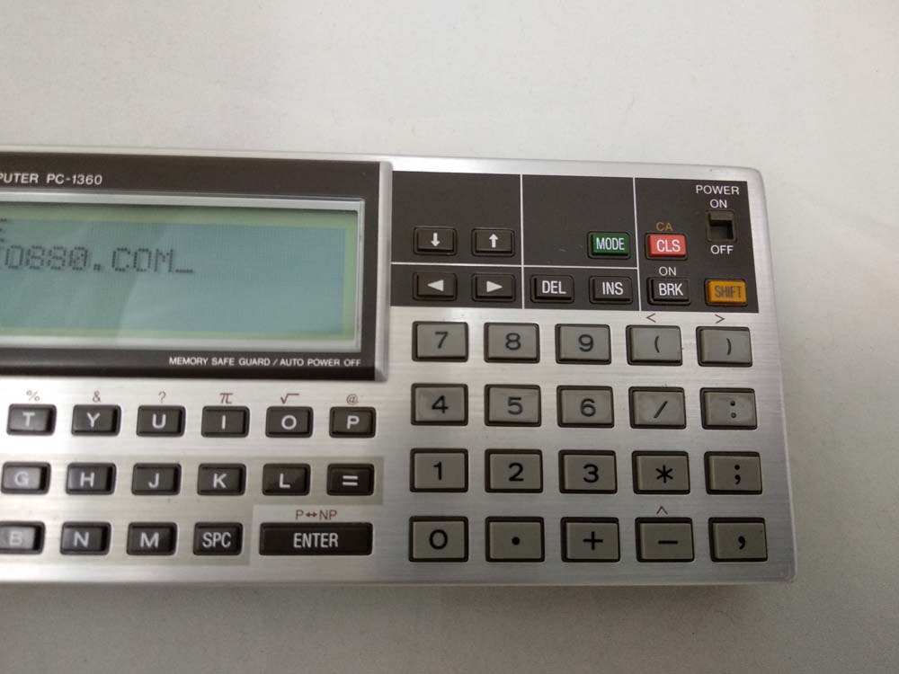 Calculadora Sharp PC-1360 y Tarjeta de Memoria 16kb CE-2H16M # 596 - Imagen 4