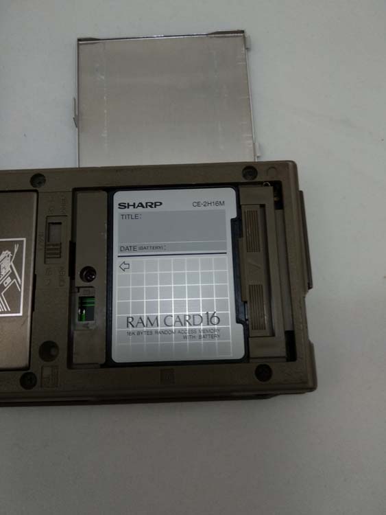 Calculadora Sharp PC-1360 y Tarjeta de Memoria 16kb CE-2H16M # 596 - Imagen 8