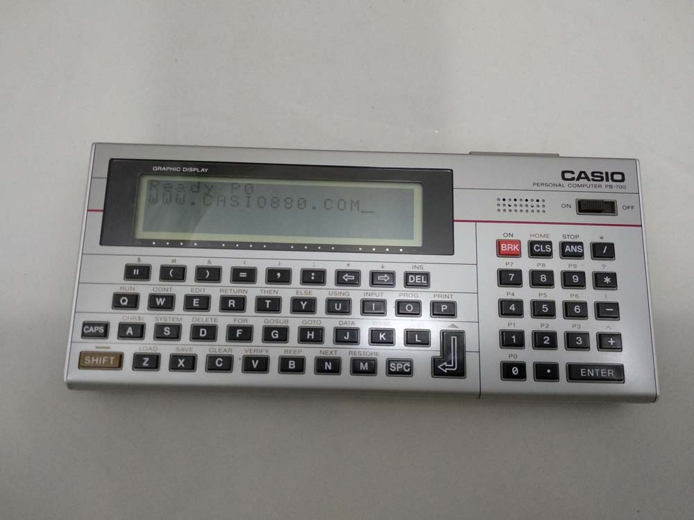 Casio calculator PB-700 with case #  604 - Image 2