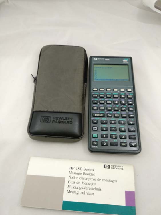 Calculadora HP 48GX con funda # 645