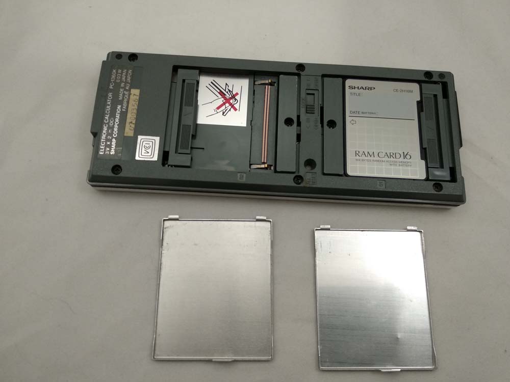 Calculadora Sharp PC-1360K con Tarjeta de Memoria 16kb CE-2H16M # 646 - Imagen 10