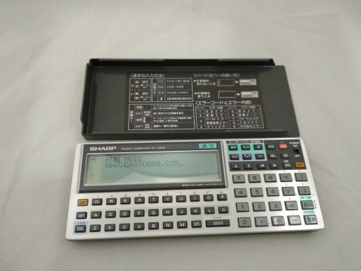 Calculadora Sharp PC-1360K con Tarjeta de Memoria 16kb CE-2H16M # 646 - Imagen 3