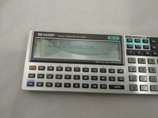 Calculadora Sharp PC-1360K con Tarjeta de Memoria 16kb CE-2H16M # 646 - Imagen 5