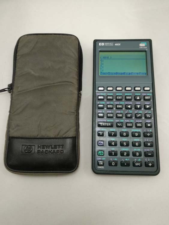 Calculadora HP 48GX con funda # 650