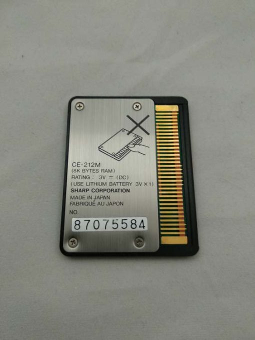 Calculadora Sharp PC-1360 y Tarjeta de Memoria 8kb CE-212M # 656 - Imagen 13