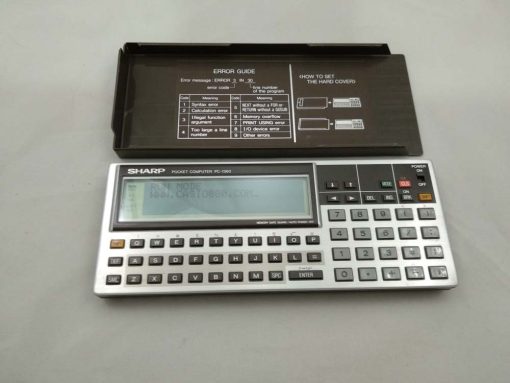 Calculadora Sharp PC-1360 y Tarjeta de Memoria 8kb CE-212M # 656 - Imagen 2