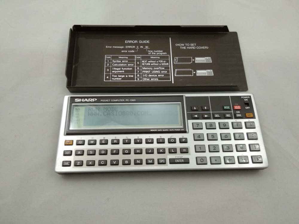 Calculadora Sharp PC-1360 y Tarjeta de Memoria 8kb CE-212M # 656 - Imagen 2