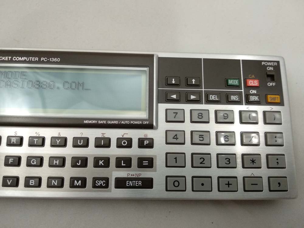 Calculadora Sharp PC-1360 y Tarjeta de Memoria 8kb CE-212M # 656 - Imagen 5