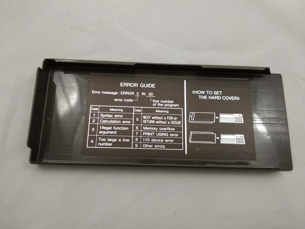 Calculadora Sharp PC-1360 y Tarjeta de Memoria 8kb CE-212M # 656 - Imagen 9