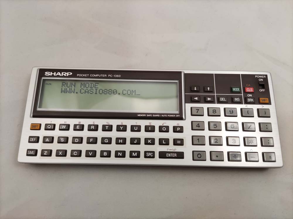 Calculadora Sharp PC-1360 y Tarjeta de Memoria 8kb CE-212M # 696 - Imagen 2