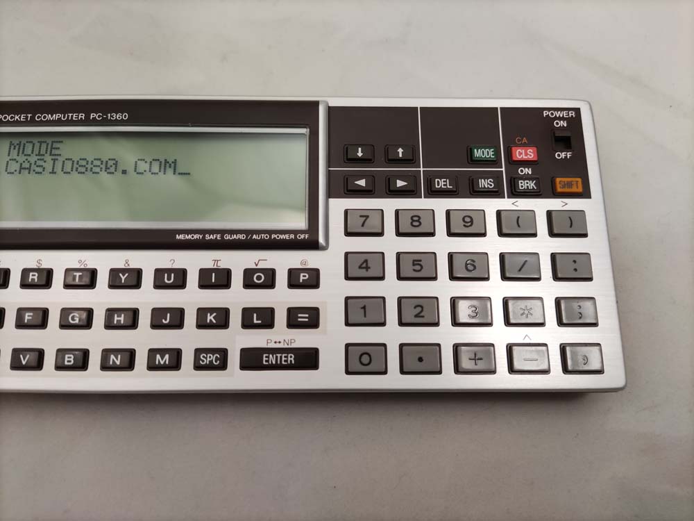 Calculadora Sharp PC-1360 y Tarjeta de Memoria 8kb CE-212M # 696 - Imagen 4