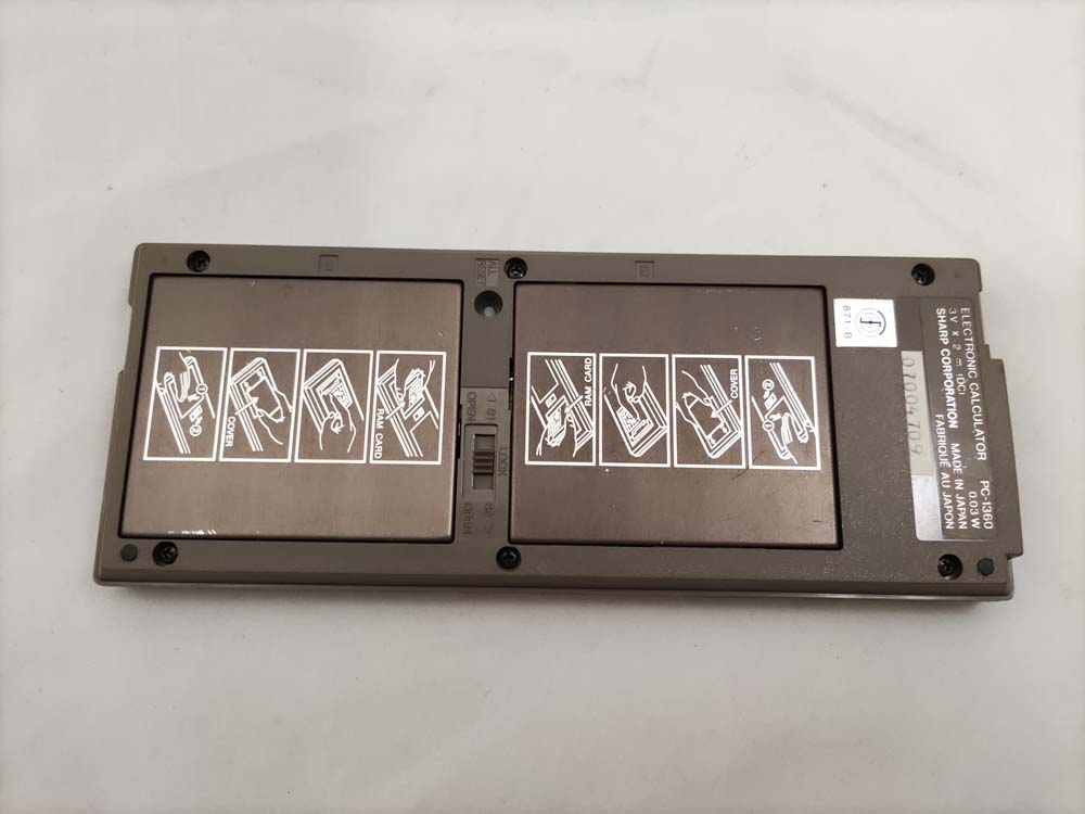 Calculadora Sharp PC-1360 y Tarjeta de Memoria 8kb CE-212M # 696 - Imagen 7