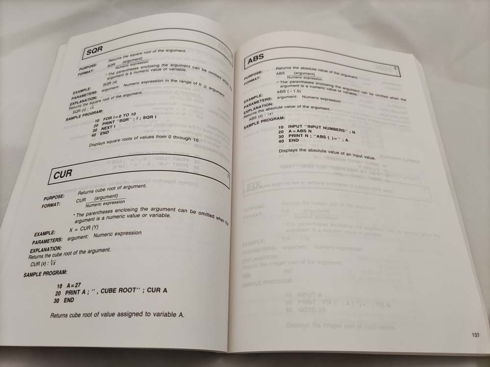 Owner's manual Casio calculator FX-880P / FX-850P # 698 - Image 3