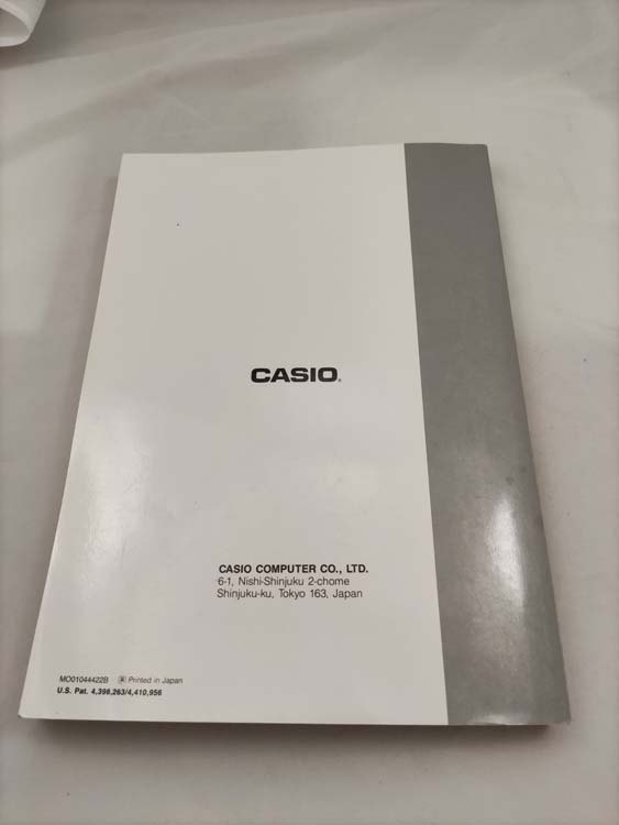 Owner's manual Casio calculator FX-880P / FX-850P # 698 - Image 4