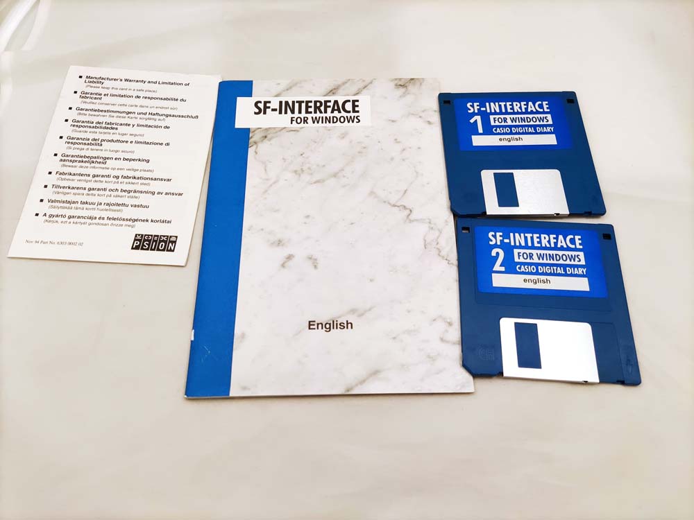 SF-Interface for Digital Diaries SF-R20, SF-R10, SF-M10, ... # 708 - Image 6
