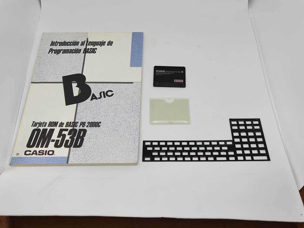 CASIO ROM CARD OM-53B BASIC for PB-2000C   # 791