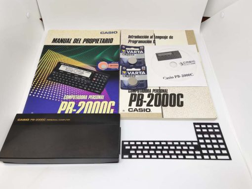Casio calculator PB-2000C with Manuals # 792