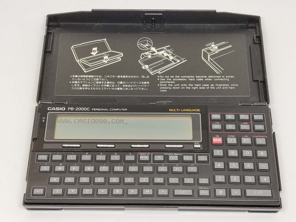 Casio calculator PB-2000C with Manuals # 792 - Image 2